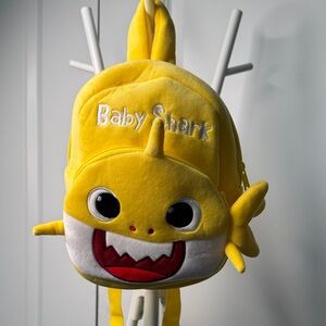 Yellow Baby Shark Soft Backpack